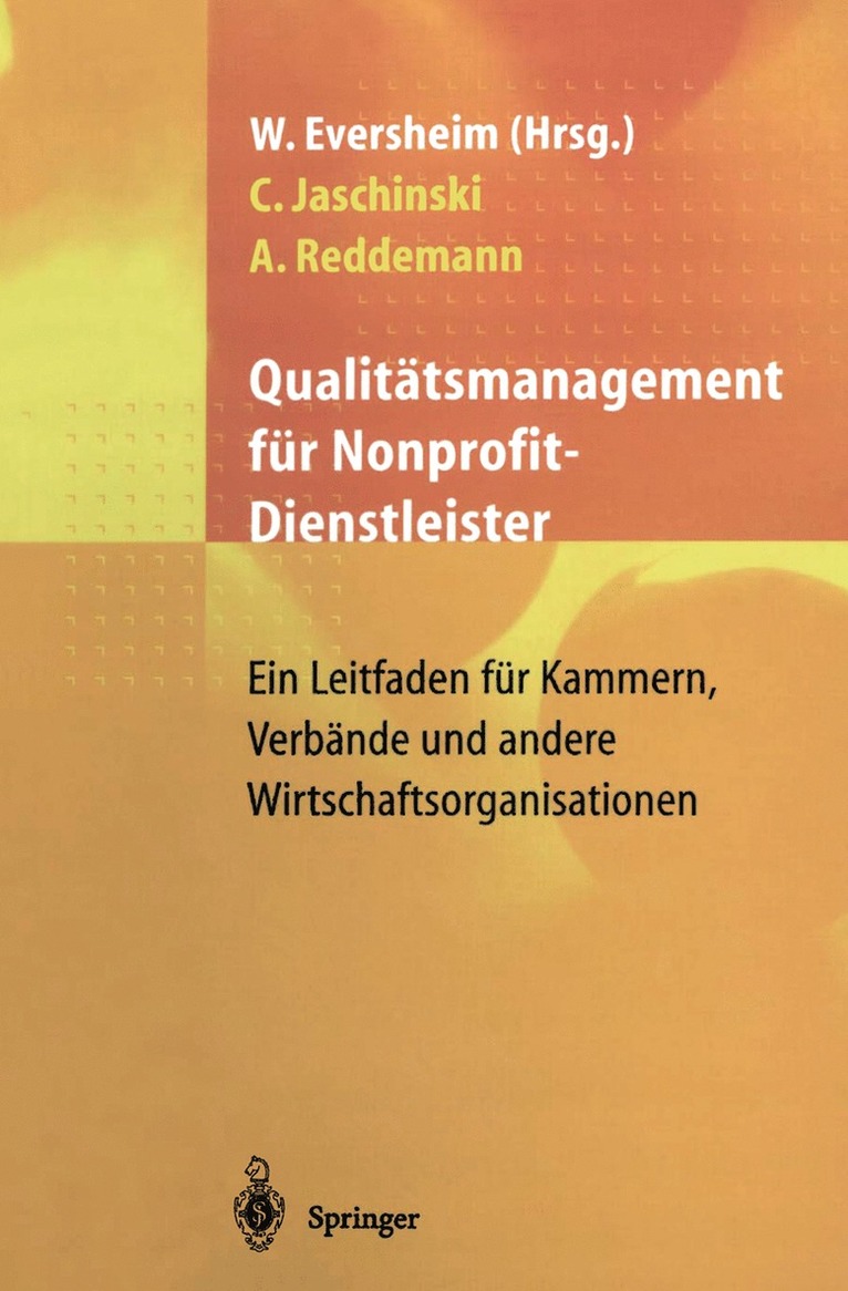 Christoph Jaschinski, Andreas Reddemann, Walter Eversheim - Qualitätsmanagement für Nonprofit-Dienstleister, Häftad