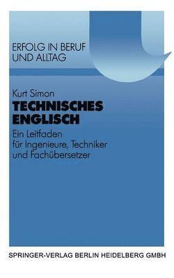 bokomslag Technisches Englisch