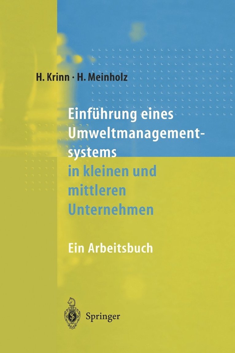 Einfhrung eines Umweltmanagementsystems in kleinen und mittleren Unternehmen 1