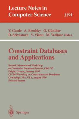 Constraint Databases and Applications 1