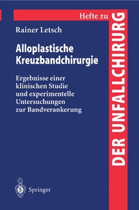 bokomslag Alloplastische Kreuzbandchirurgie