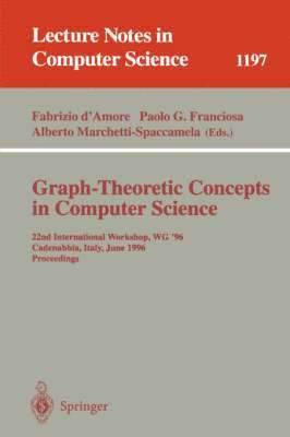 bokomslag Graph-Theoretic Concepts in Computer Science