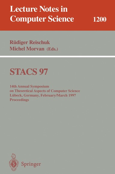 Rüdiger Reischuk, Michel Morvan - STACS 97, Häftad