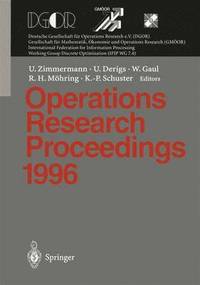 bokomslag Operations Research Proceedings: 1996