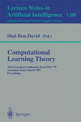 bokomslag Computational Learning Theory