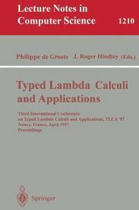 bokomslag Typed Lambda Calculi and Applications