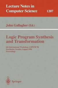 bokomslag Logic Program Synthesis and Transformation