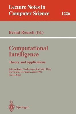 bokomslag Computational Intelligence. Theory and Applications