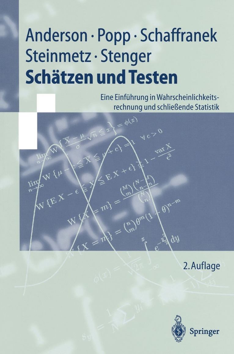 Oskar Anderson, Werner Popp, Manfred Schaffranek, Dieter Steinmetz, Horst Stenger - Schätzen und Testen, Häftad