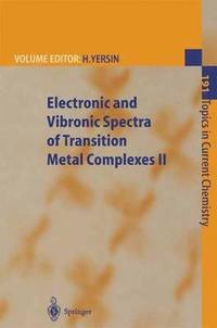 bokomslag Electronic and Vibronic Spectra of Transition Metal Complexes II