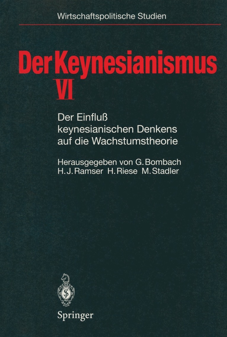 Der Keynesianismus VI 1