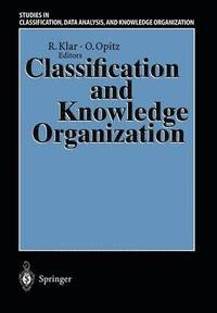 bokomslag Classification and Knowledge Organization