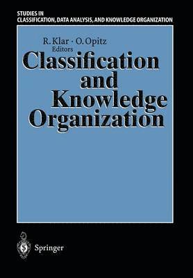 bokomslag Classification and Knowledge Organization