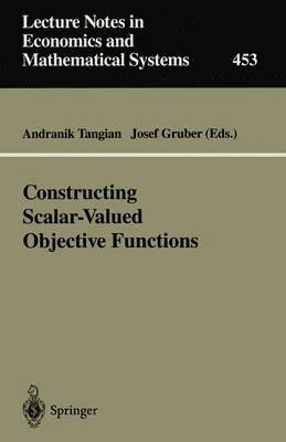 bokomslag Constructing Scalar-Valued Objective Functions
