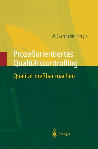 Walter Eversheim - Prozeßorientiertes Qualitätscontrolling, Inbunden