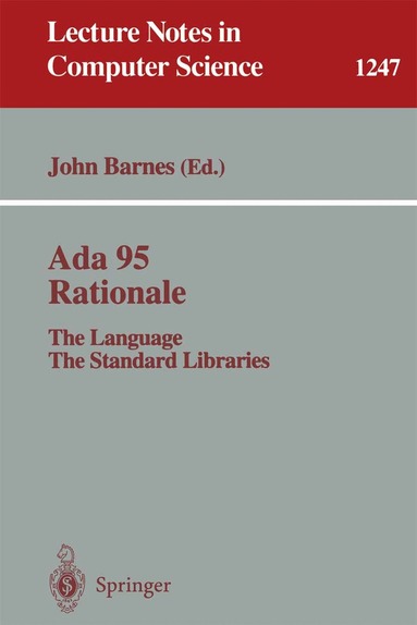 John Barnes - Ada 95 Rationale, Häftad