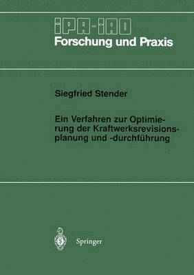 bokomslag Ein Verfahren zur Optimierung der Kraftwerksrevisionsplanung und -durchfhrung