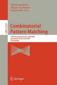 bokomslag Combinatorial Pattern Matching