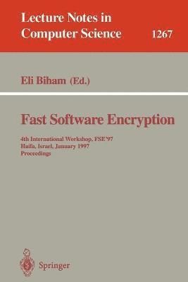 bokomslag Fast Software Encryption