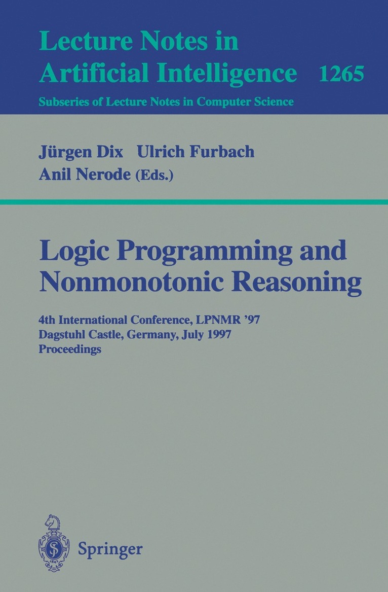 Ulrich Furbach, Anil Nerode - Logic Programming and Nonmonotonic Reasoning, Häftad
