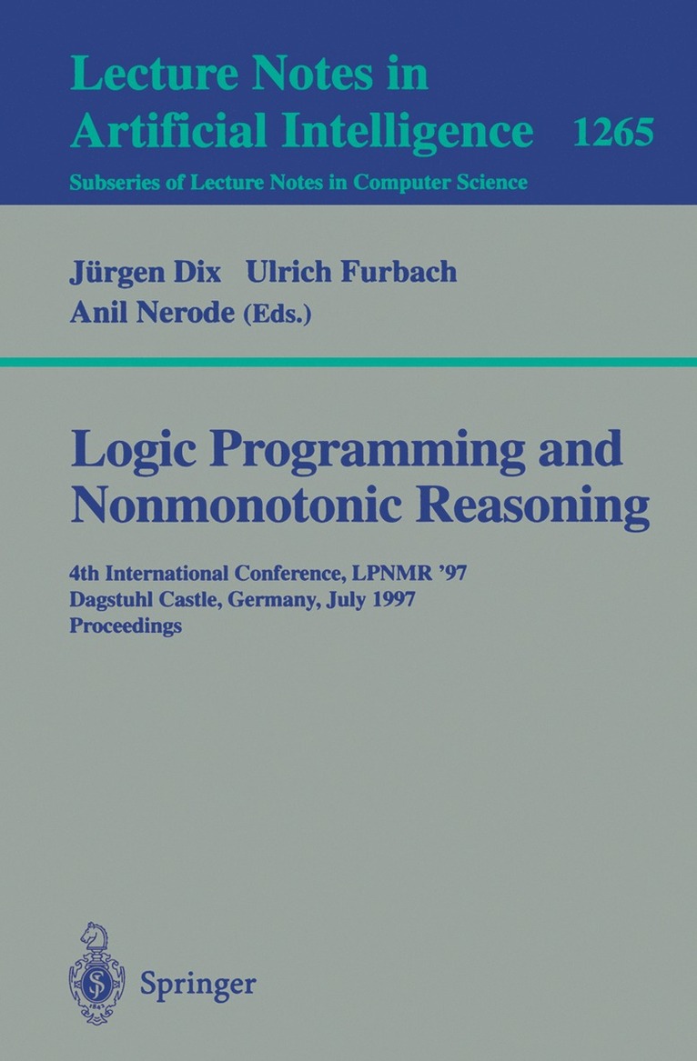 Logic Programming and Nonmonotonic Reasoning 1