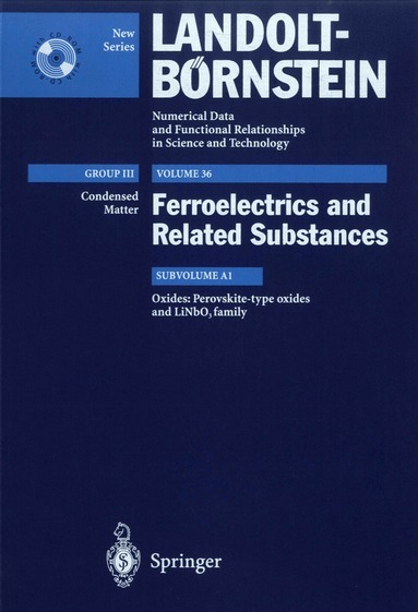 Yoichi Shiozaki, Eiji Nakamura, Toshio Mitsui - Perovskite-type Oxides and LiNbO3 Family, Inbunden