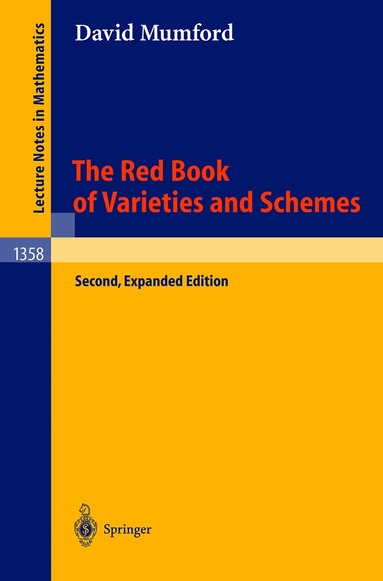 David Mumford - Red Book of Varieties and Schemes, Häftad