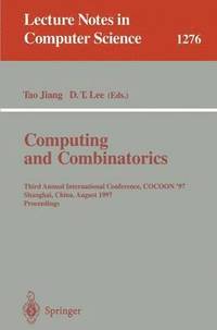 bokomslag Computing and Combinatorics