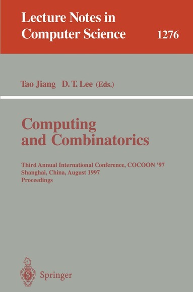 Tao Jiang, D.T. Lee - Computing and Combinatorics, Häftad
