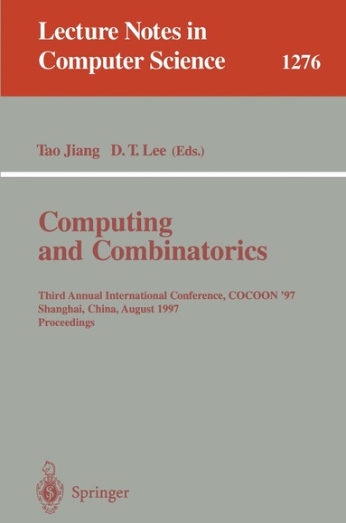 bokomslag Computing and Combinatorics