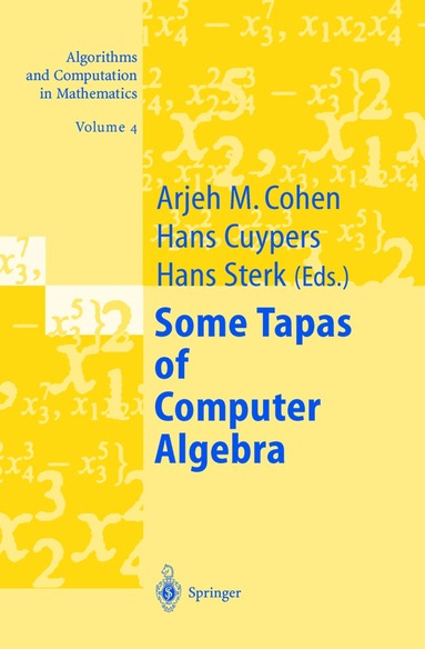 Arjeh M. Cohen, Hans Cuypers, Hans Sterk - Some Tapas of Computer Algebra, Inbunden