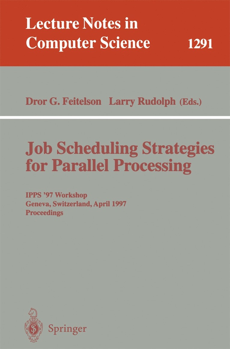 Job Scheduling Strategies for Parallel Processing