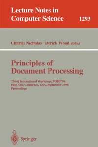 bokomslag Principles of Document Processing