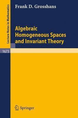 bokomslag Algebraic Homogeneous Spaces and Invariant Theory