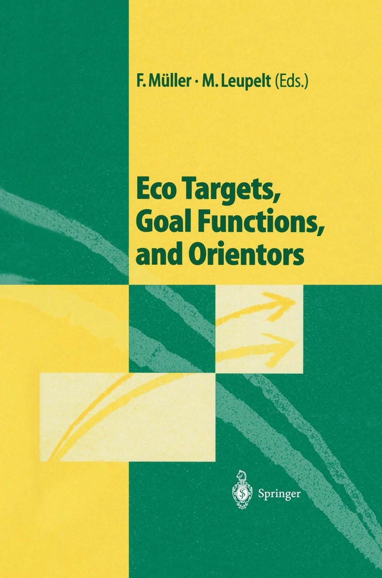 Felix Müller, Maren Leupelt - Eco Targets, Goal Functions, and Orientors, Inbunden