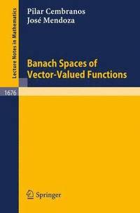 bokomslag Banach Spaces of Vector-Valued Functions