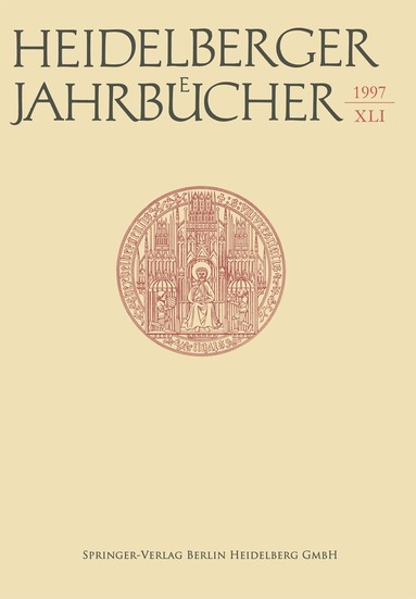Helmuth Kiesel - Heidelberger Jahrbücher, Häftad