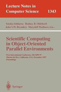 bokomslag Scientific Computing in Object-Oriented Parallel Environments