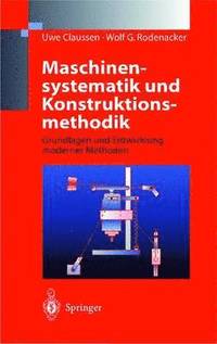 bokomslag Maschinensystematik und Konstruktionsmethodik