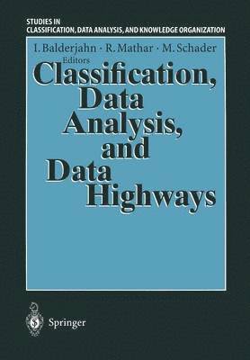 Classification, Data Analysis, and Data Highways 1