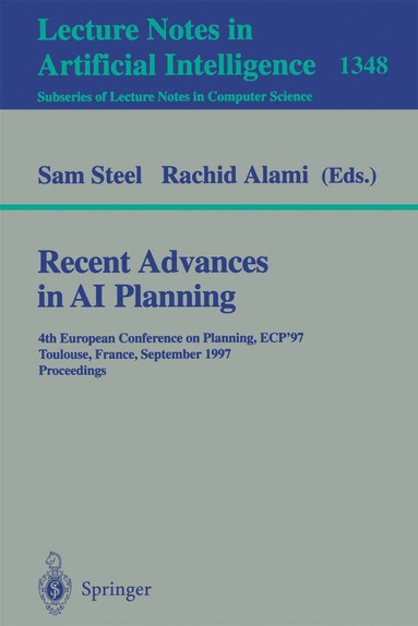 bokomslag Recent Advances in AI Planning