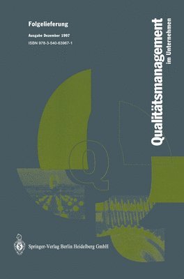 Wolfgang Hansen, Gerd F Kamiske - Qualitätsmanagement im Unternehmen, Häftad