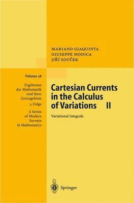 bokomslag Cartesian Currents in the Calculus of Variations II