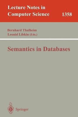 Semantics in Databases 1