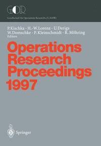 bokomslag Operations Research Proceedings 1997