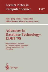 bokomslag Advances in Database Technology - EDBT '98