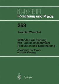 bokomslag Methoden zur Planung zeit- und kostenoptimaler Produktion und Lagerhaltung