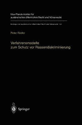 Verfahrensmodelle zum Schutz vor Rassendiskriminierung 1