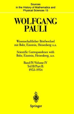 Wissenschaftlicher Briefwechsel mit Bohr, Einstein, Heisenberg u.a. / Scientific Correspondence with Bohr, Einstein, Heisenberg a.o. 1