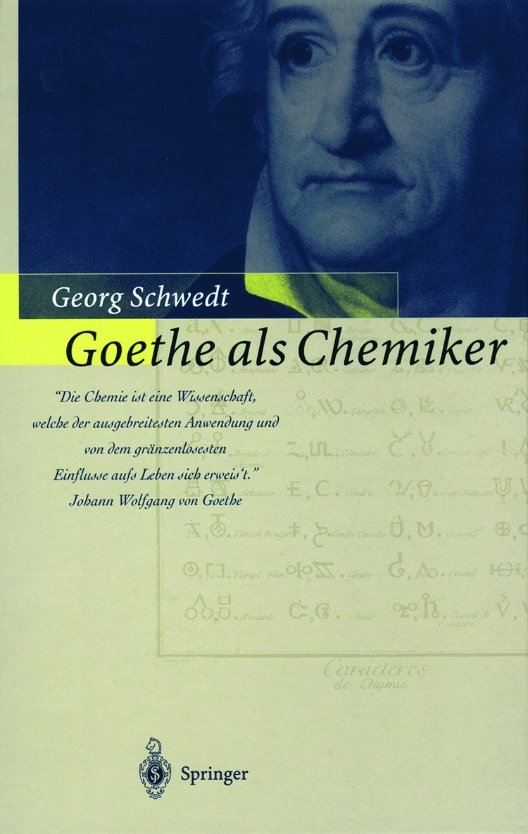 Georg Schwedt - Goethe als Chemiker, Inbunden